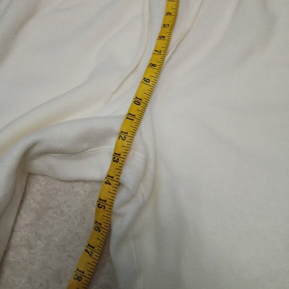 Polo Ralph Lauren Women's Ivory Snowflake Pattern Fleece Sweatpants XL - Picture 4 of 9